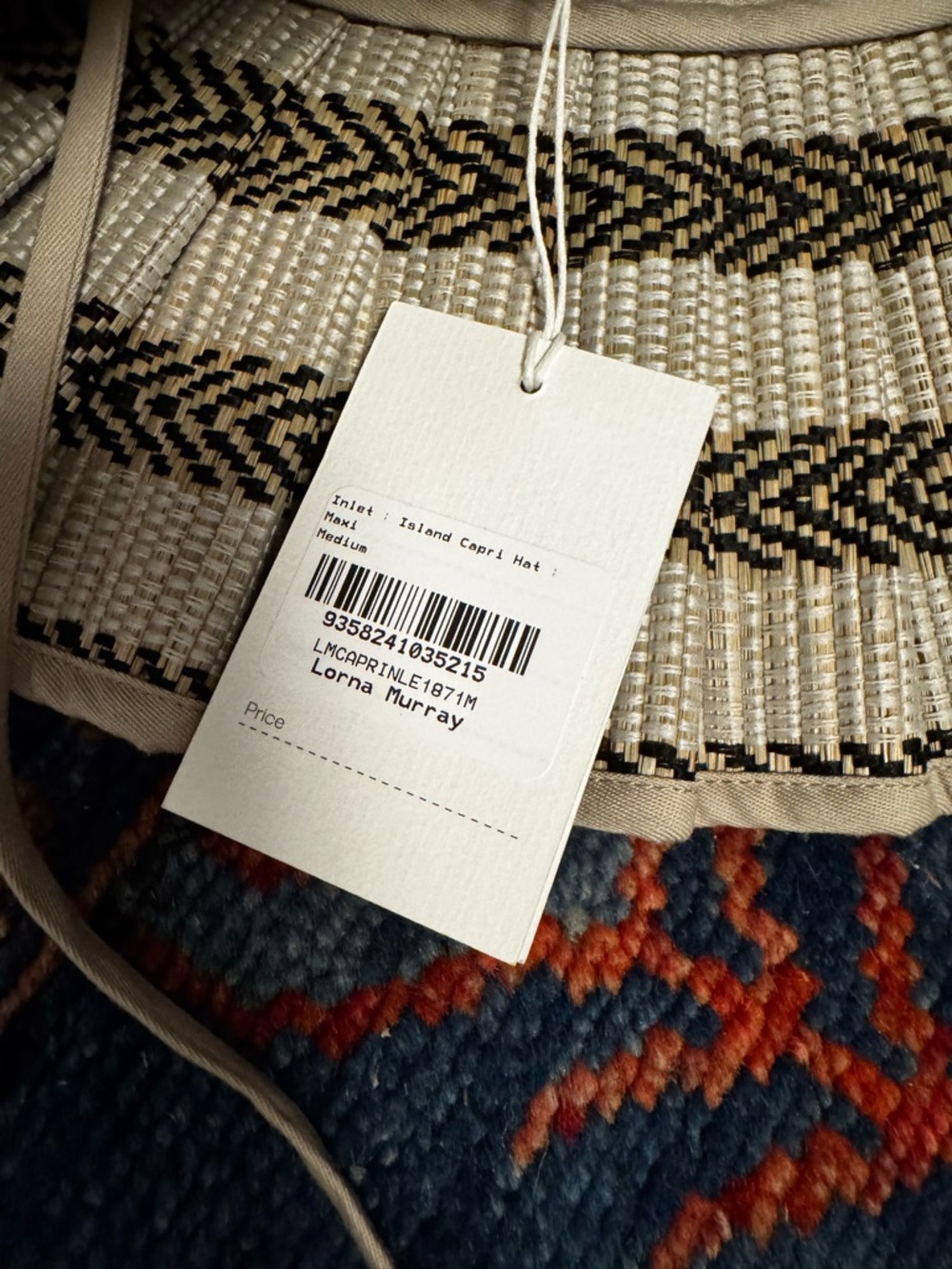 NWT Lorna Murray Island Capri Hat Medium - Picture 2 of 3
